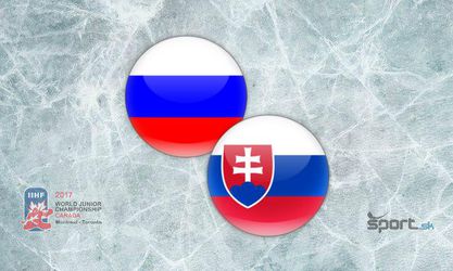 Mladí Slováci podľahli Rusom, vo štvrťfinále nás čakajú Švédi
