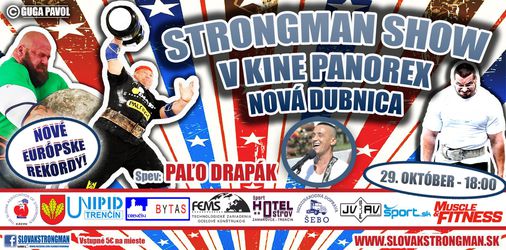 Už túto sobotu veľkolepá Strongman show v Novej Dubnici