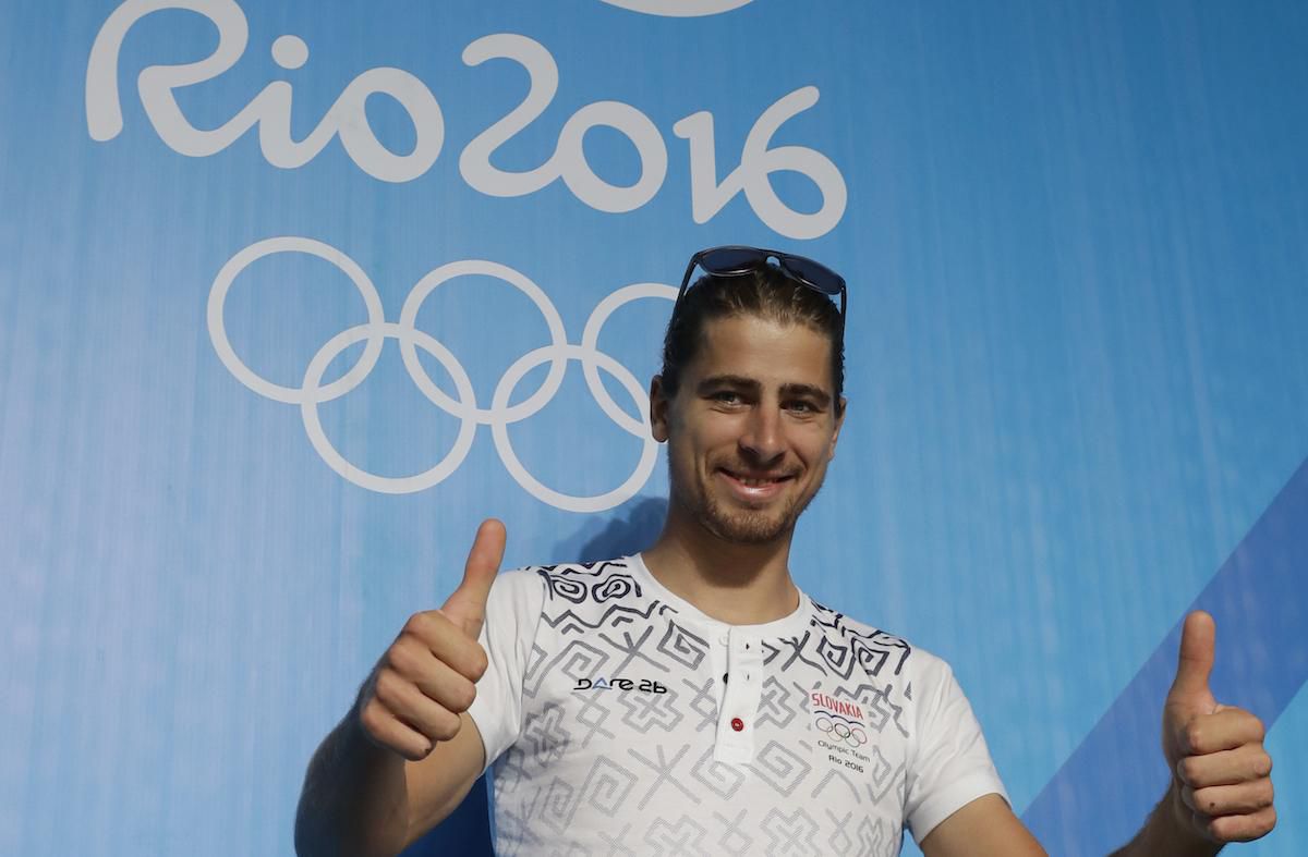 peter sagan tlacovka oh rio2016 palec hore