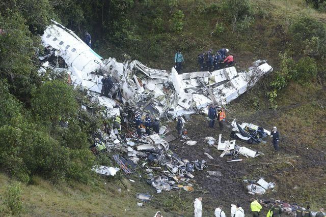 Chapecoense tragedia pad lietadla nov16 TASR