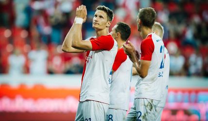 Slavia ratovala bod so Zlínom v nadstavení