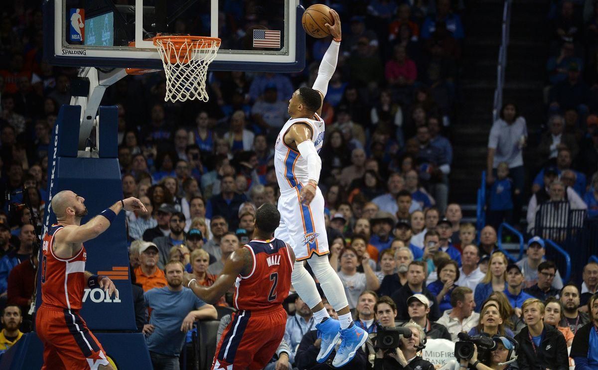 Russell Westbrook Oklahoma City nov16 Reuters