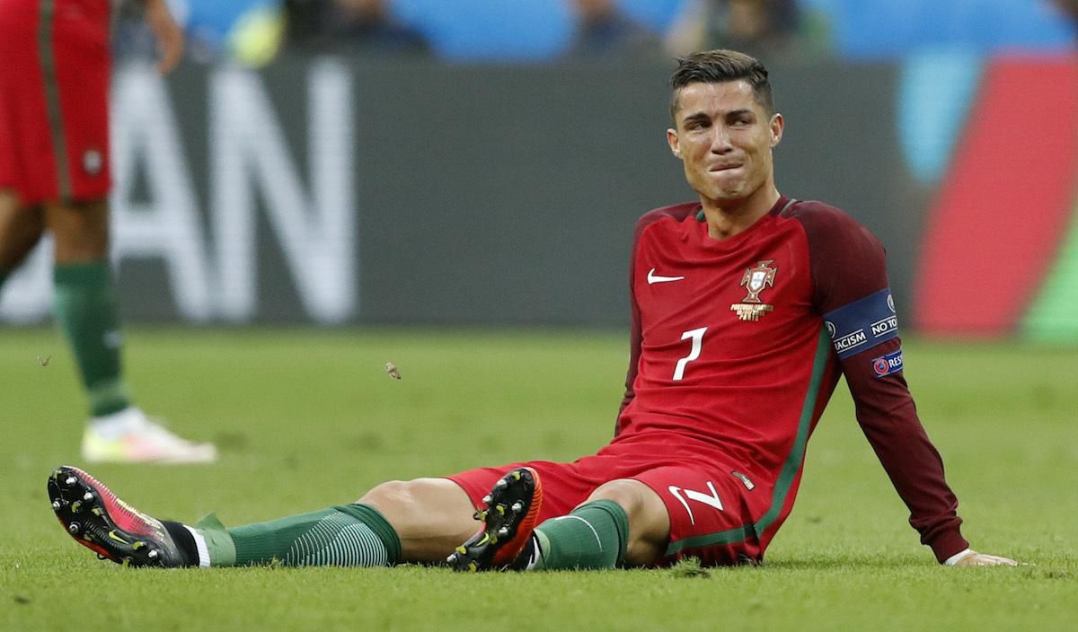 finale euro 2016 ronaldo smutny place