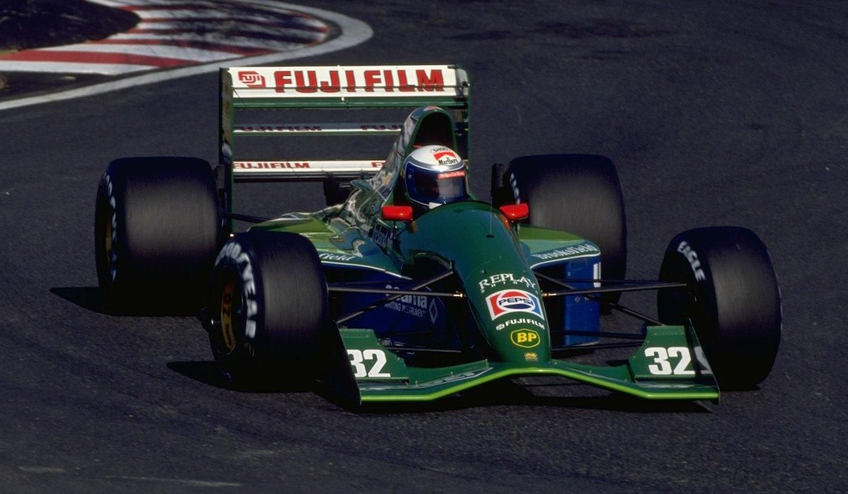 Alessandro Zanardi, Team 7up Jordan, nov1991, gettyimages