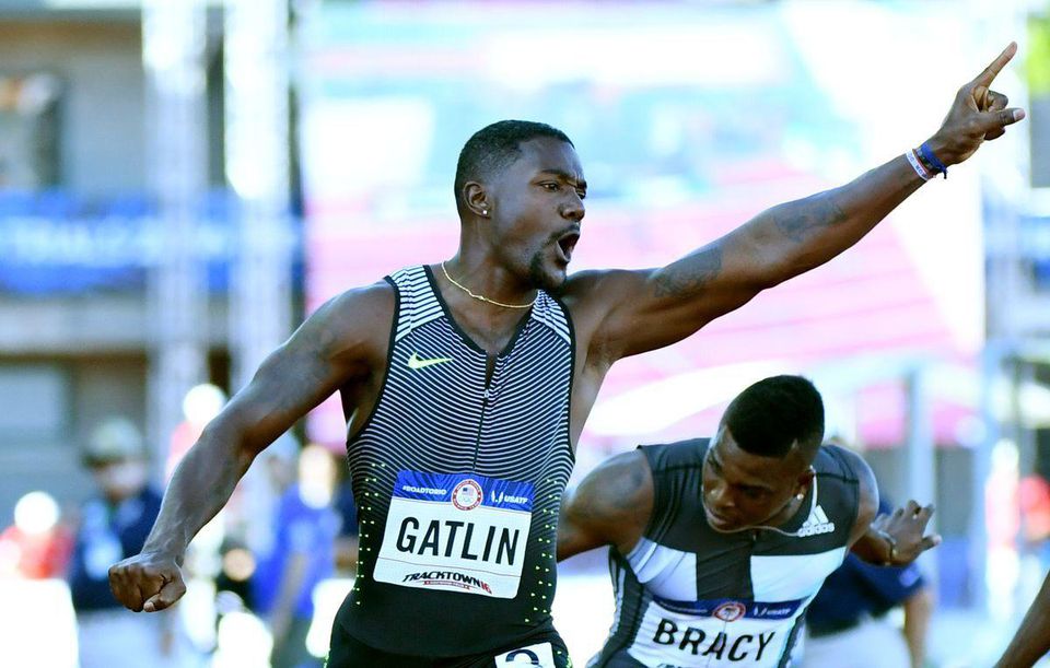 Justin Gatlin 100m jul16 Reuters