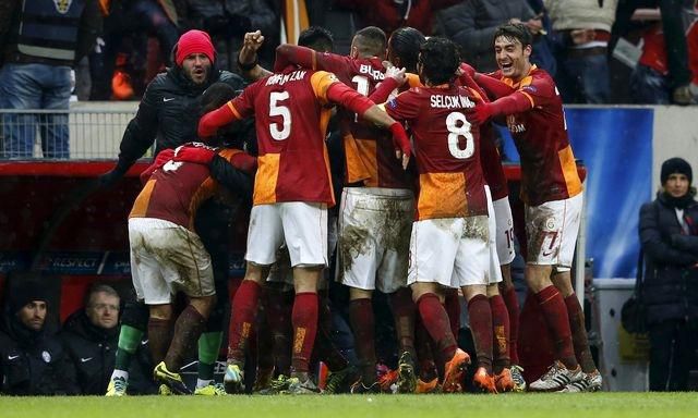 Galatasaray hraci radost vs juventus liga majstrov postup zo skupiny dec2013 reuters