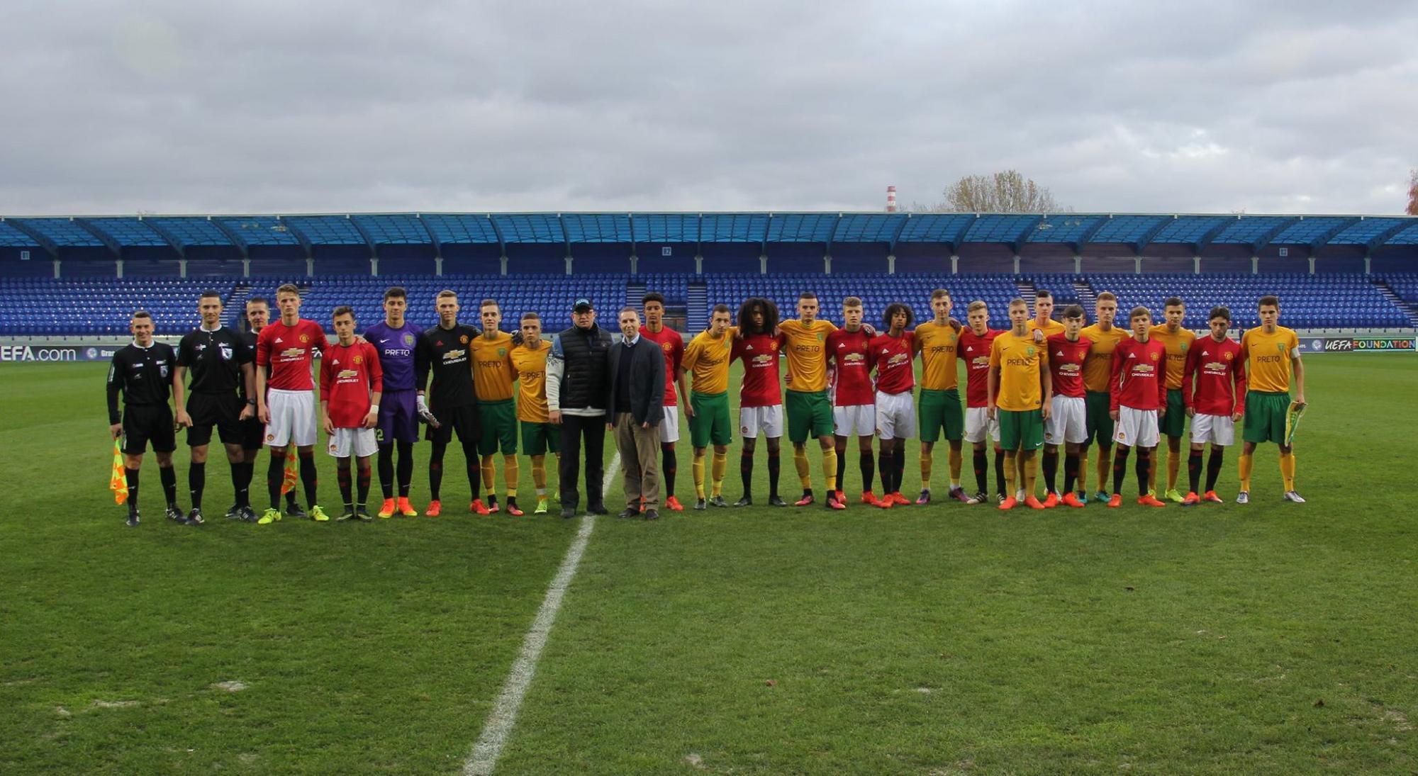 Manchester United MSK Zilina NTC Poprad okt16 mskzilina,sk