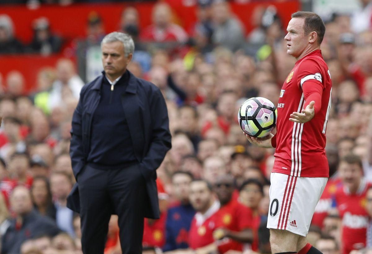 Wayne Rooney Jose Mourinho Manchester United sep16 Reuters