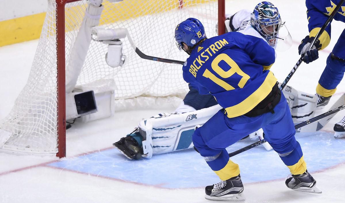 backstrom gol svedsko tim europy halak svetovy pohar