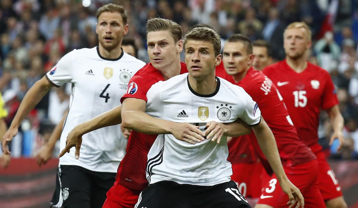 Krzysztof Maczynski, Polsko vs. Thomas Muller, Nemecko, EURO 2016