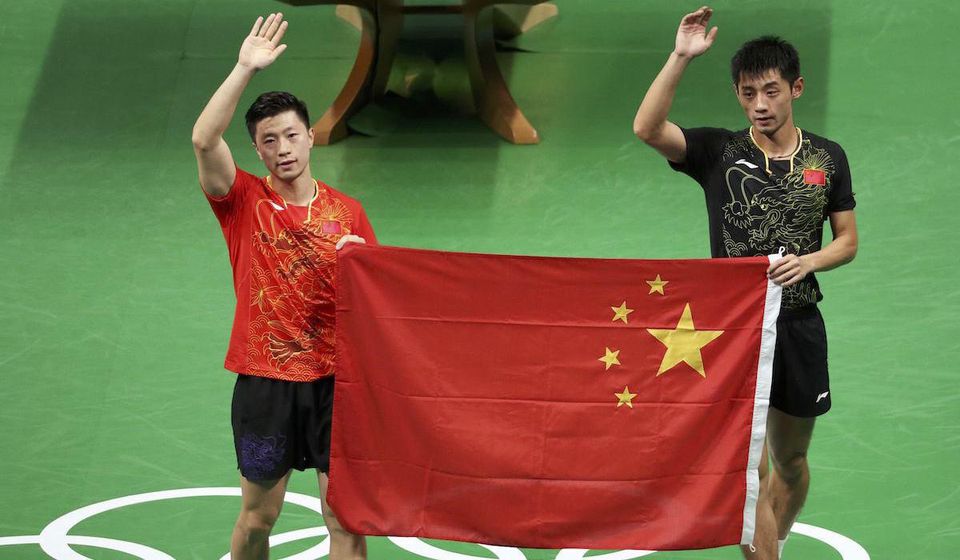 Ma Lung, Cang Ti kche, stolny tenis, Cina, OH, Rio 2016, aug16, reuters