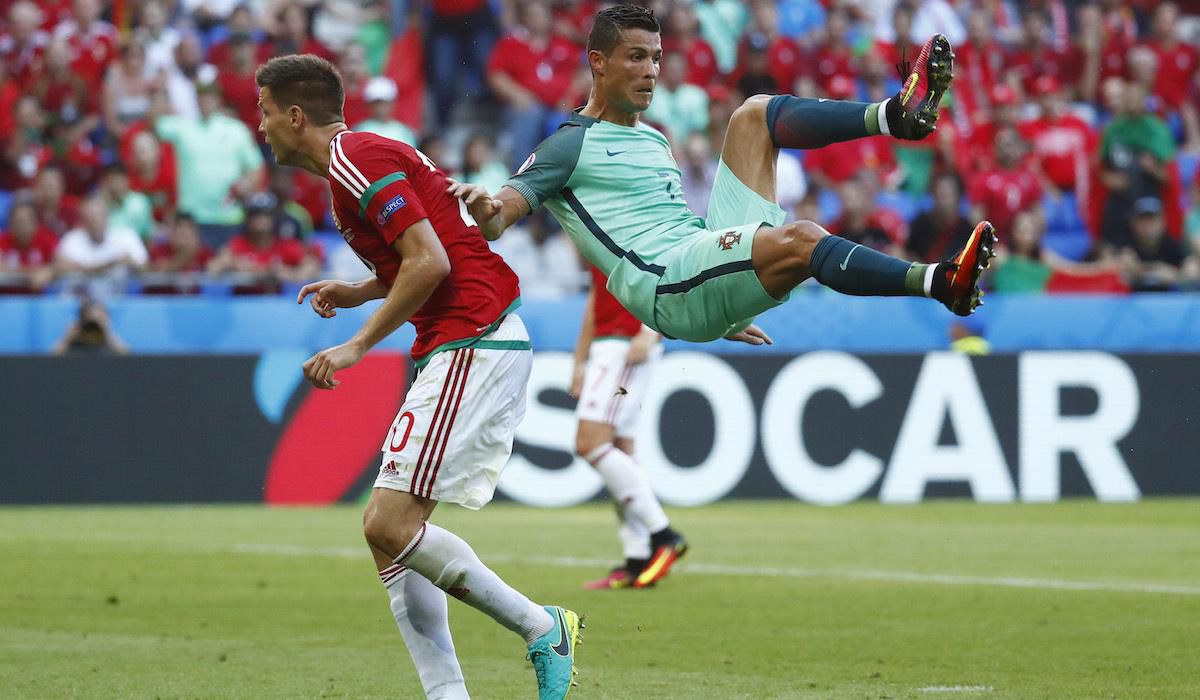 Portugalsko, Cristiano Ronaldo, Madarsko, Richard Guzmics, EURO 2016, jun16