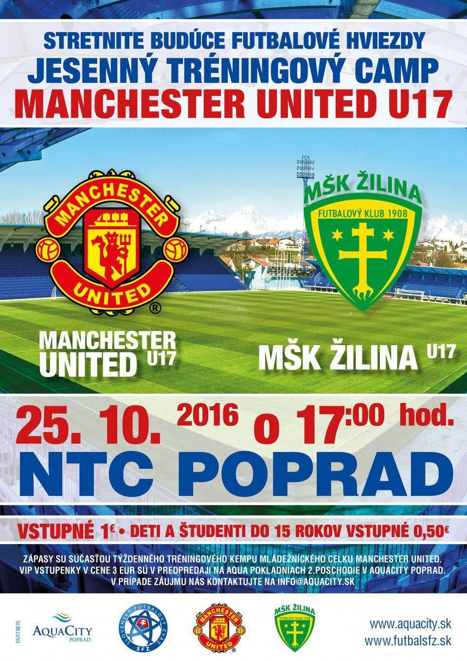 SFZ Poprad Manchester United MSK Zilina turnaj okt16 futbalsfz.sk