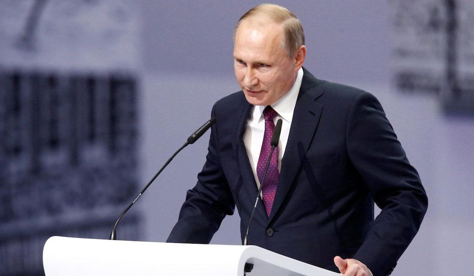 Vladimir Putin, nov16, reuters