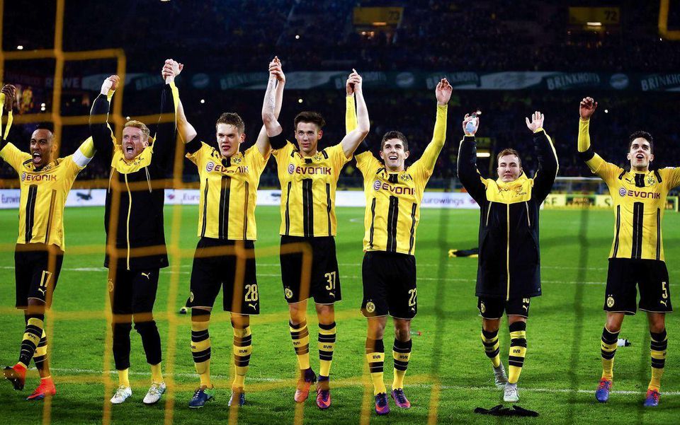 Borussia Dortmund hraci radost nov16 Reuters