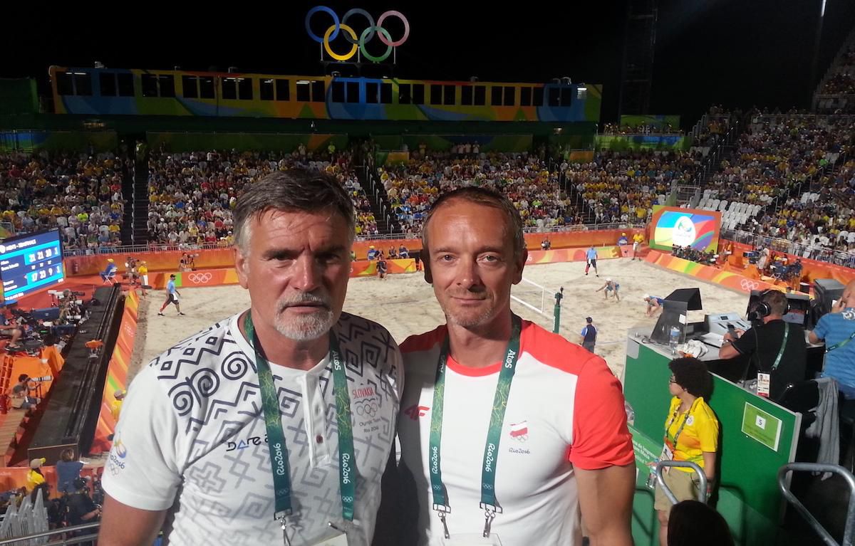 Lubor Halanda a Martin Olejnak, plazovy volejbal, Rio 2016