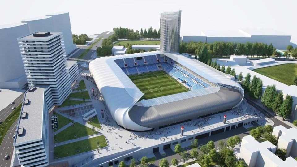 Vizualizacie noveho stadiona na Tehelnom poli