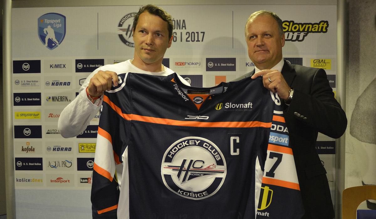 Ladislav Nagy, HC Kosice, nova posila, dres, kapitanske cecko, Jun2016