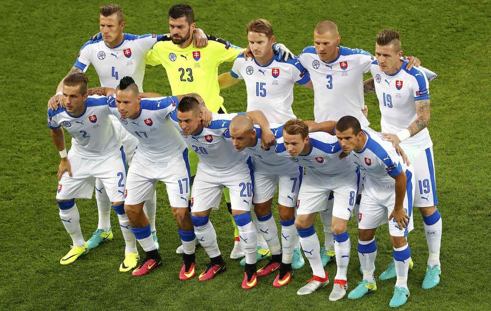 Slovensko, hraci, timova foto, vs. Anglicko, EURO 2016