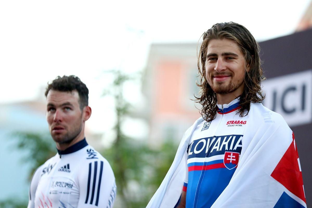 Mark Cavendish Peter Sagan MS Katar okt16 Getty Images