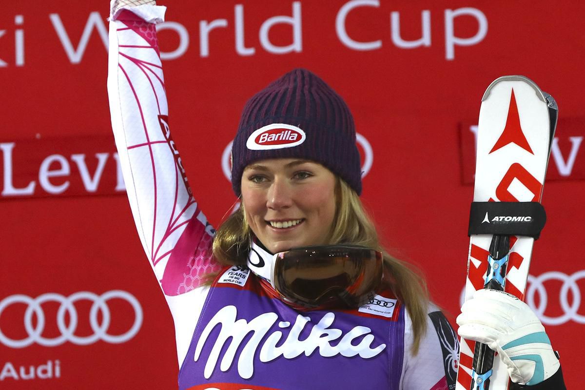 Mikaela Shiffrinová, alpske, lyzovanie, nov2016, levi