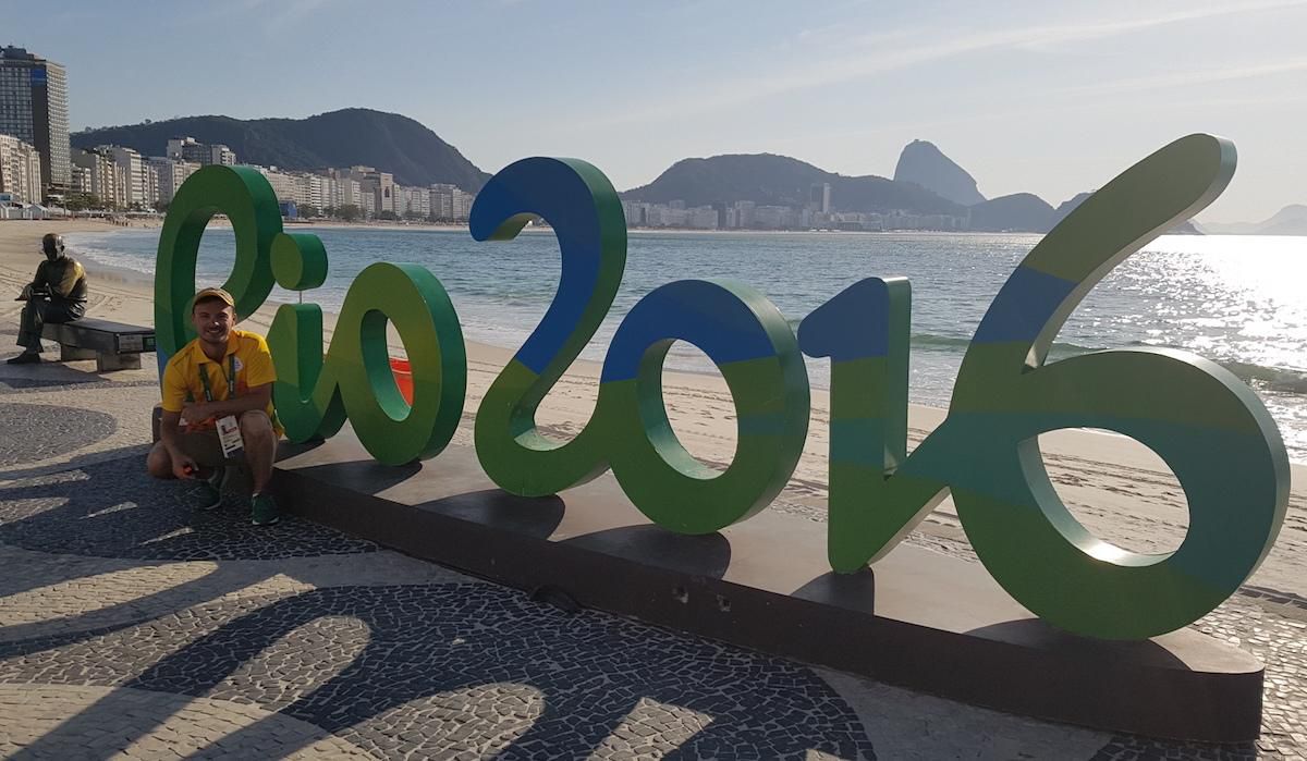 Martin Stancel, dobrovolnik, Copacabana, logo, Rio 2016