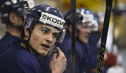 Útočník Slovana Michal Hlinka strelil premiérový gól v KHL