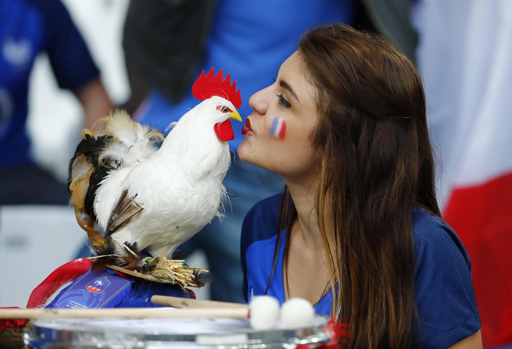 Fanynka, Francuzsko, kohut, EURO 2016