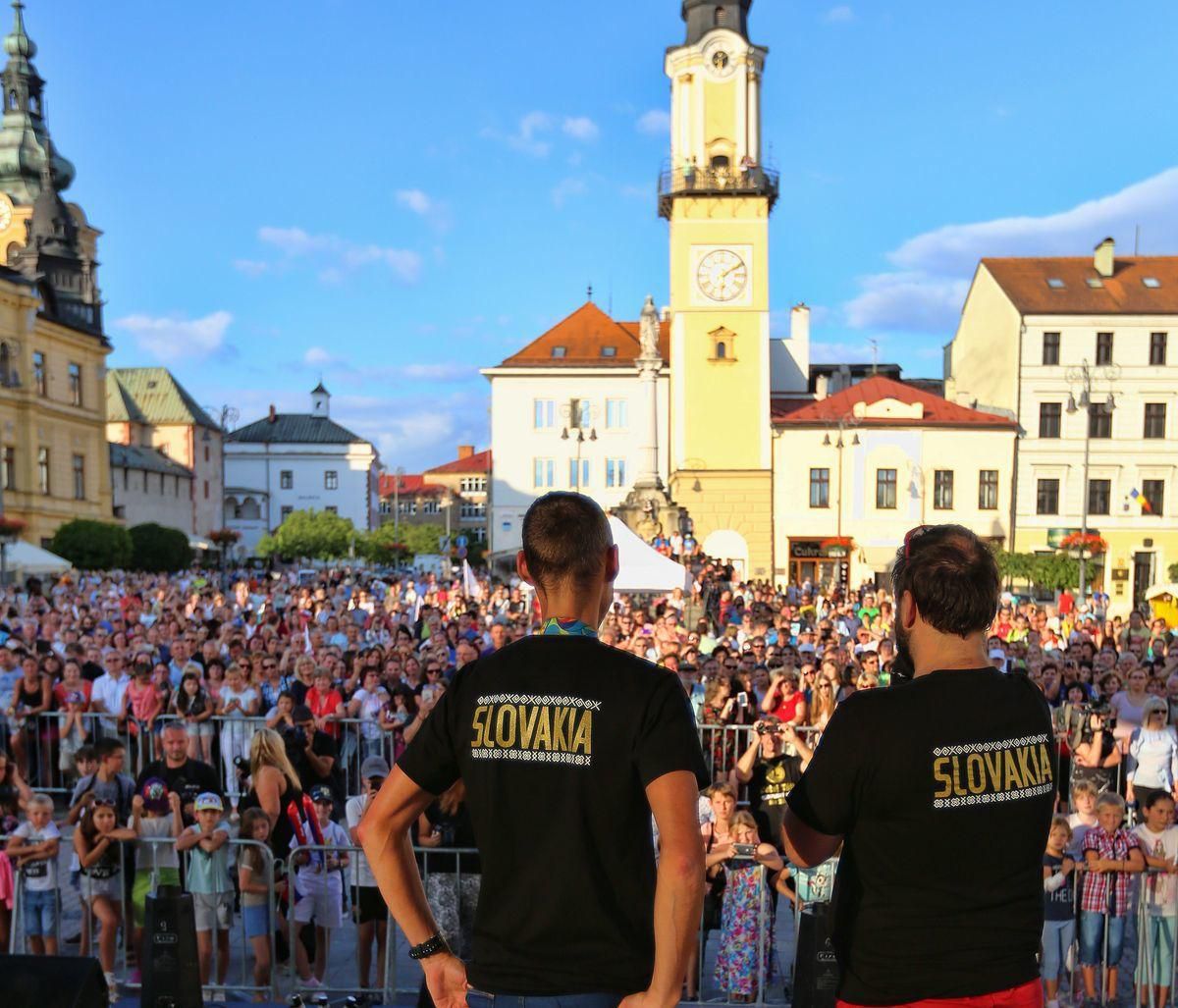 Matej Toth Banska Bystrica privitanie aug16 TASR