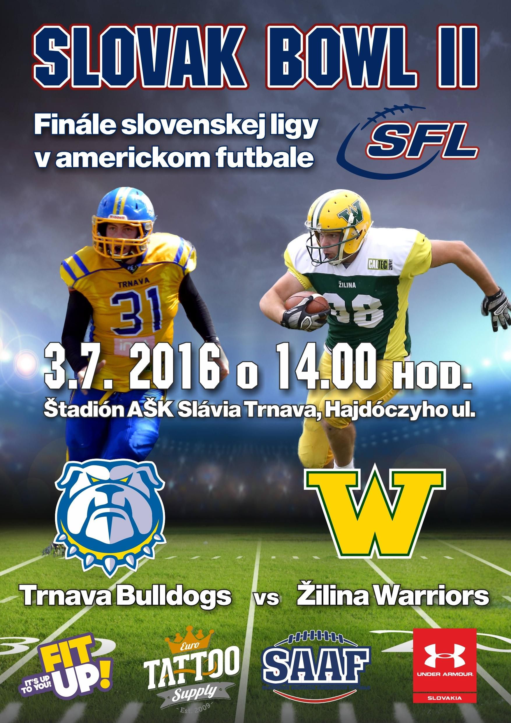 americky futbal slovak bowl finale