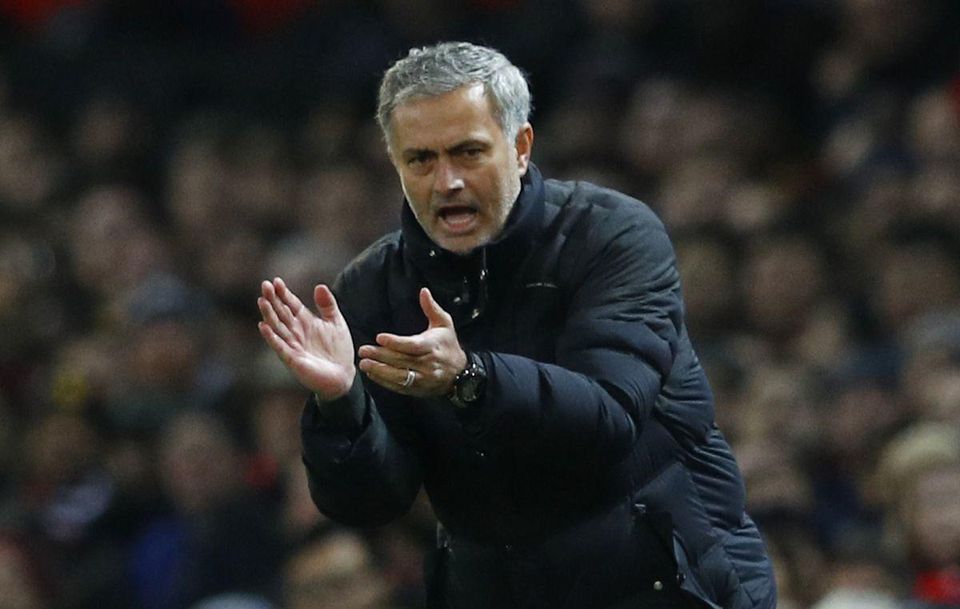 Jose Mourinho Manchester United jan17 Reuters