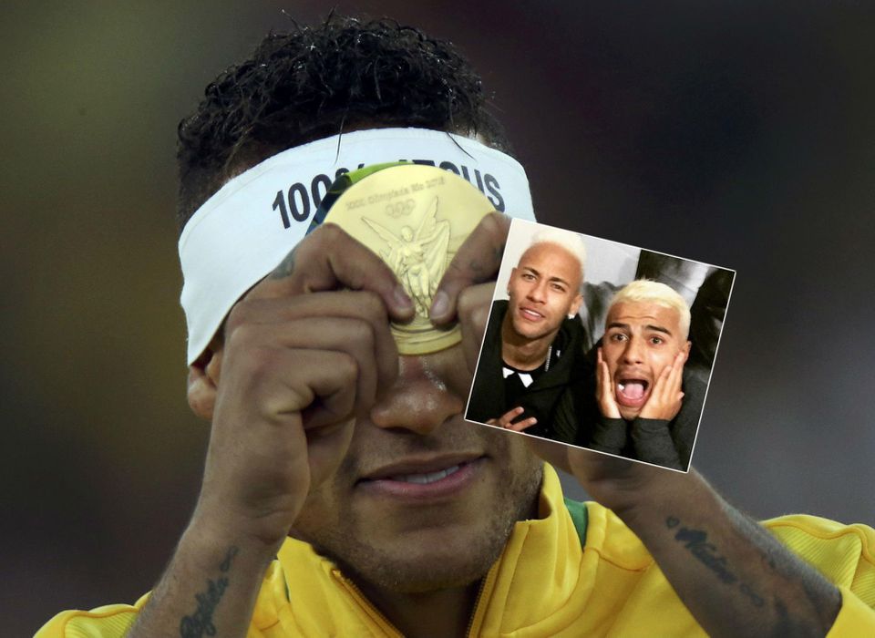 Neymar blond foto dna aug16 Reuters