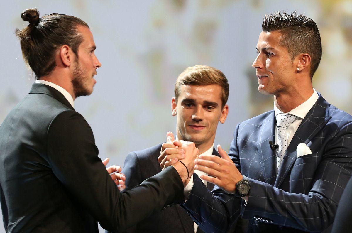 Gareth Bale Antonie Griezmann Cristiano Ronaldo Liga majstrov zreb aug16 Reuters