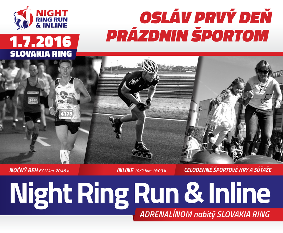 Night Run Slovakia Ring 2016, foto bez textu