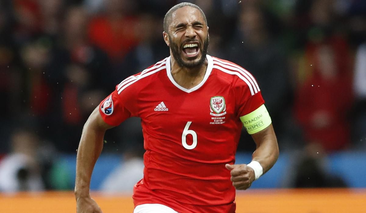 Wales, Ashley Williams, gol, radost, EURO 2016, jun16