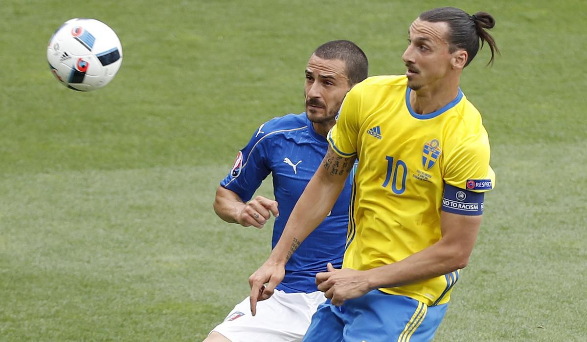 Svedsko, Zlatan Ibrahimovic, Taliansko, Leonardo Bonucci, EURO 2016, jun16