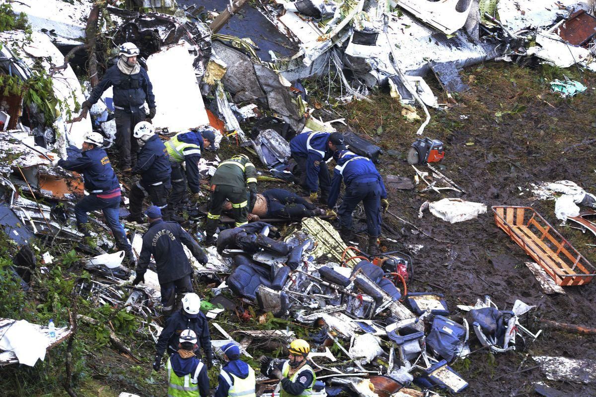 Chapecoense tragedia pad lietadla nov16 TASR