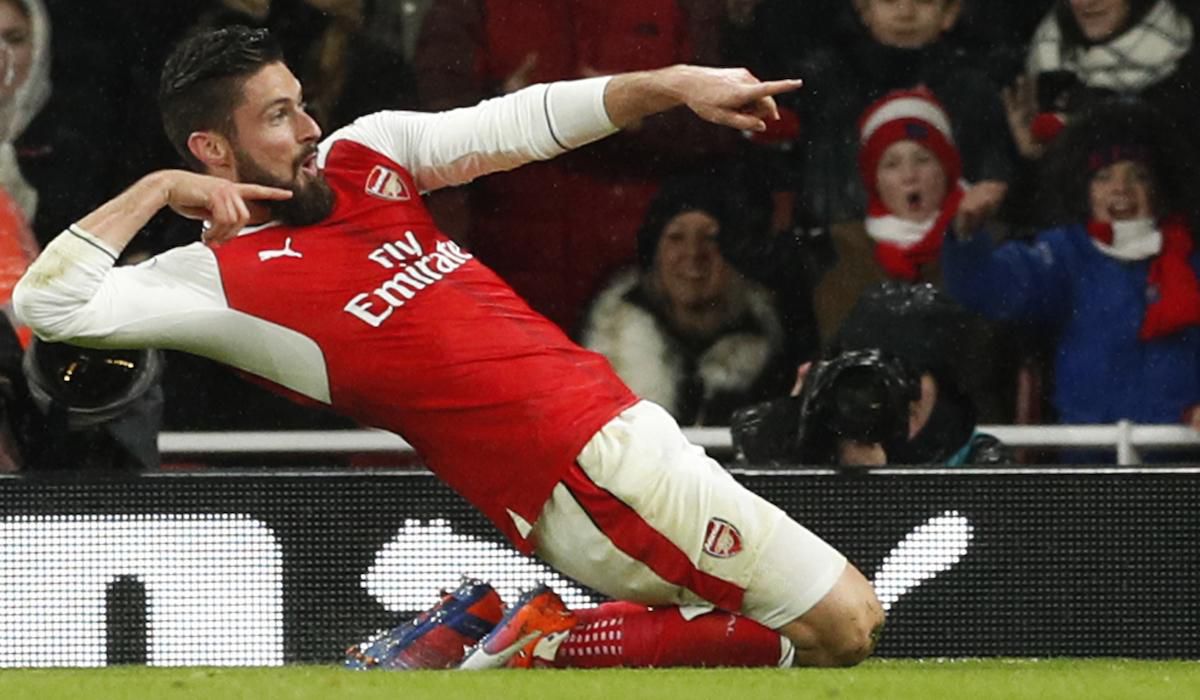 Olivier Giroud, Arsenal, jan17, reuters