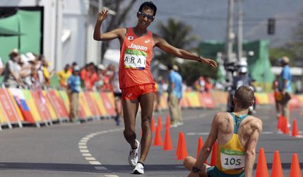 Chôdza: Japonci uspeli s protestom, Arai napokon získal bronz