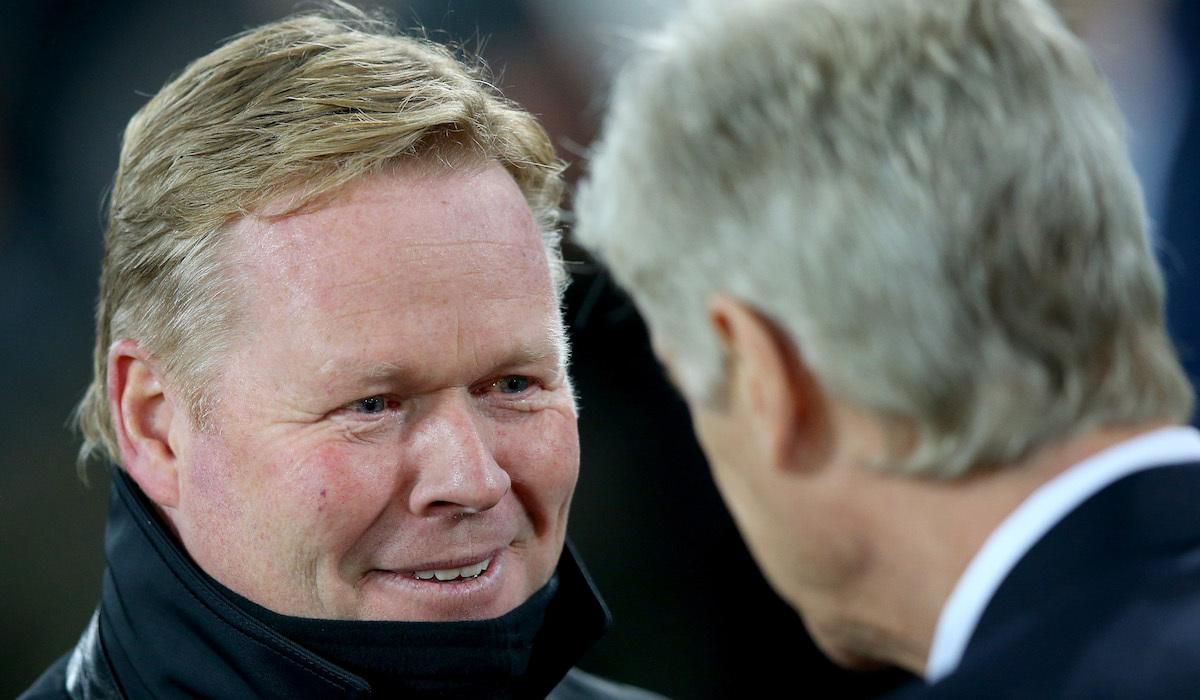 Ronald Koeman, Arsene Wenger, Arsenal, Everton, dec16, gettyimages