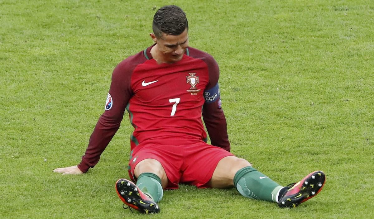 finale euro 2016 ronaldo smutny