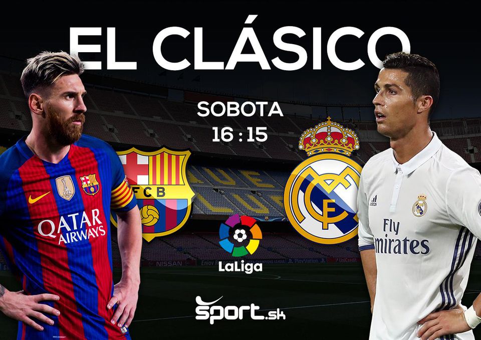 el clasico, barcelona, real madrid, dec16, SPORT.sk