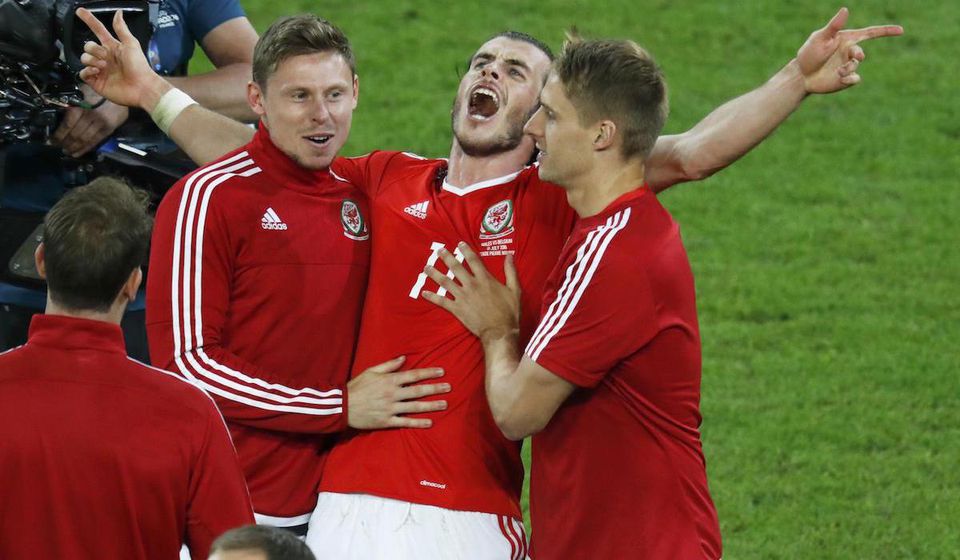 Gareth Bale, Wales, radost, postup, EURO 2016, jul16