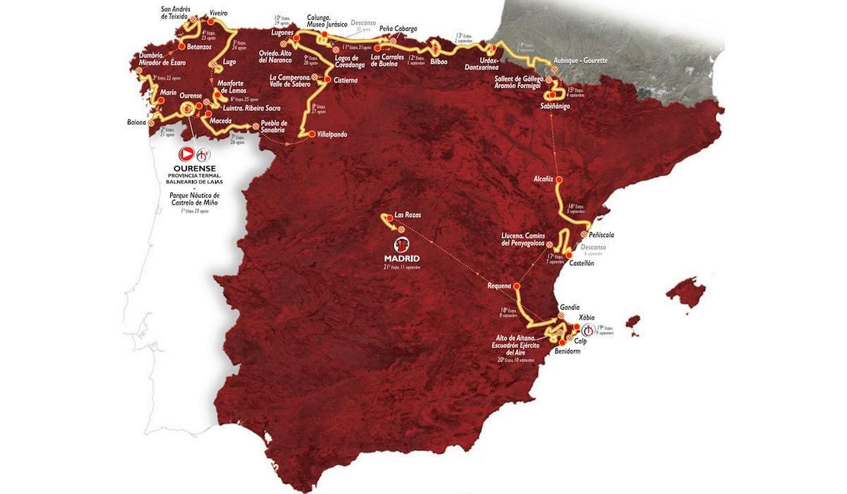 vuelta, mapa, 2016, lavuelta.com