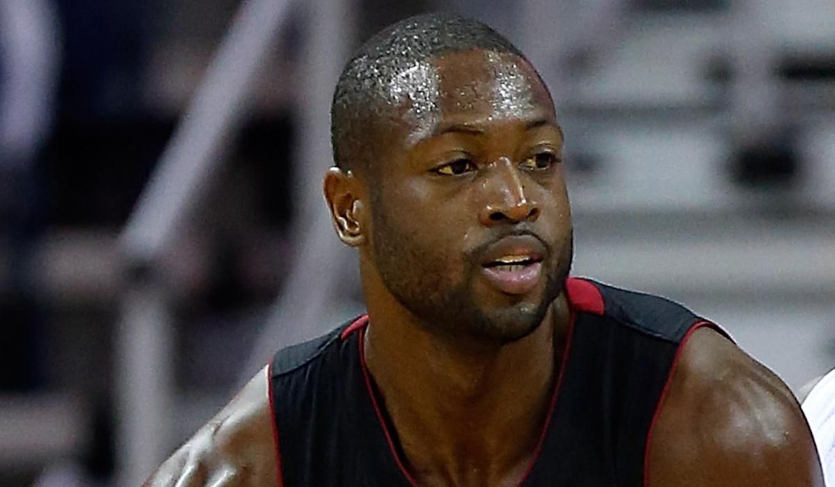 Dwayne Wade, Miami Heat, cierny dres, NBA, Jun2016