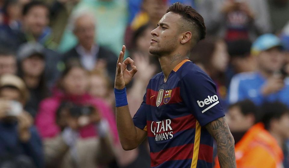 Neymar, Barcelona, silne gesto, Liga majstrov, Maj2016