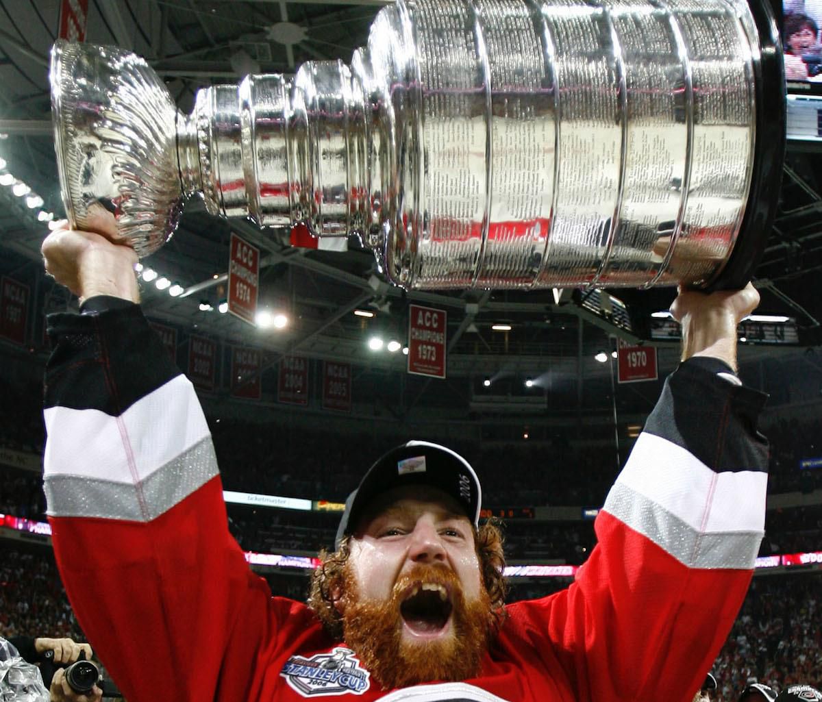 Mike Commodore carolina stanley cup archivna foto