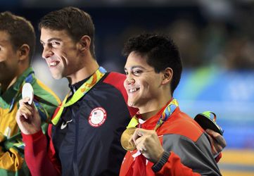 Ako malý žiadal Phelpsa o autogram, v Riu ho ako jediný zdolal