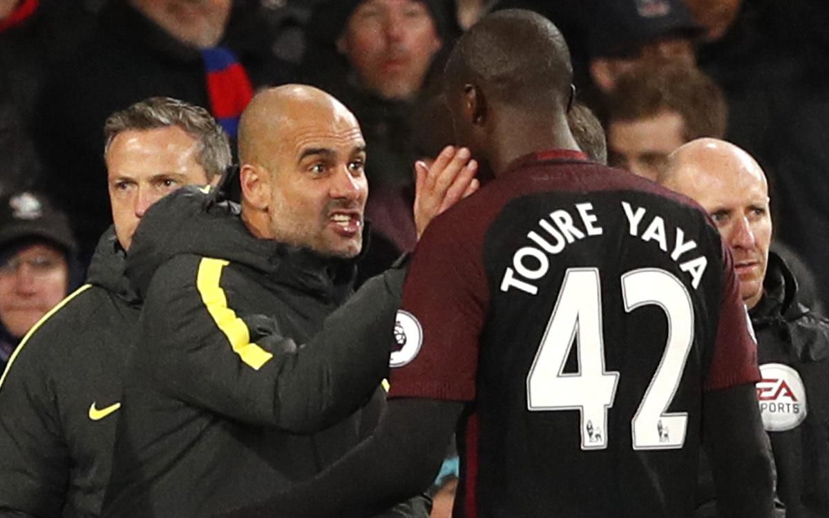 Yaya Touré a Pep Guardiola