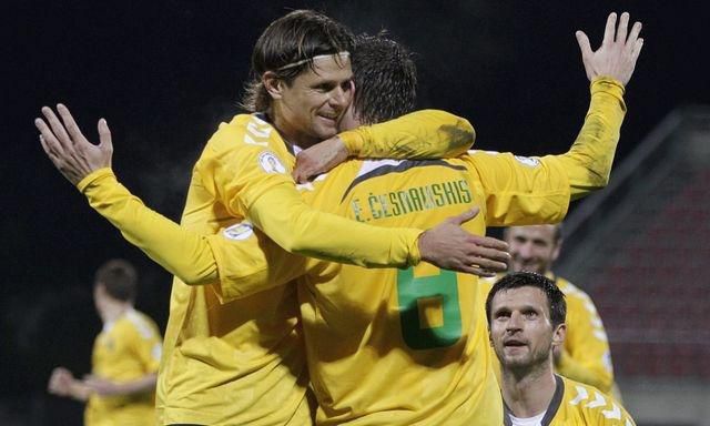 Litva hraci radost vs lichtenstajnsko kvalifikacia ms2014 tasr